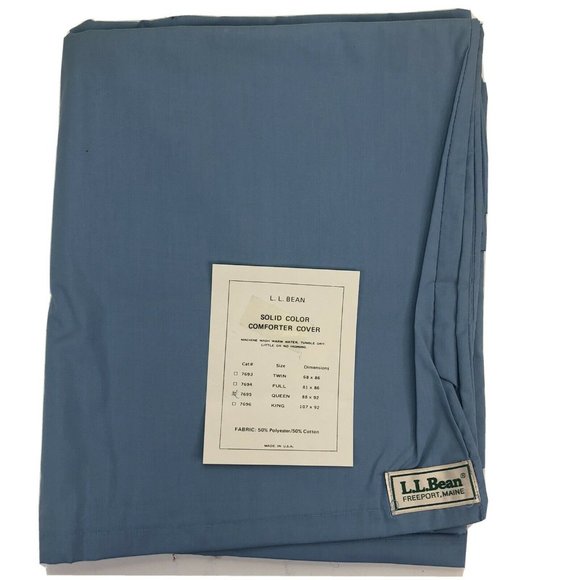 LL Bean Queen Comforter Cover
